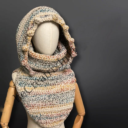 TikTok Hooded Cowl Crochet Pattern - Easy, Cozy, and Stylish Winter Accessory