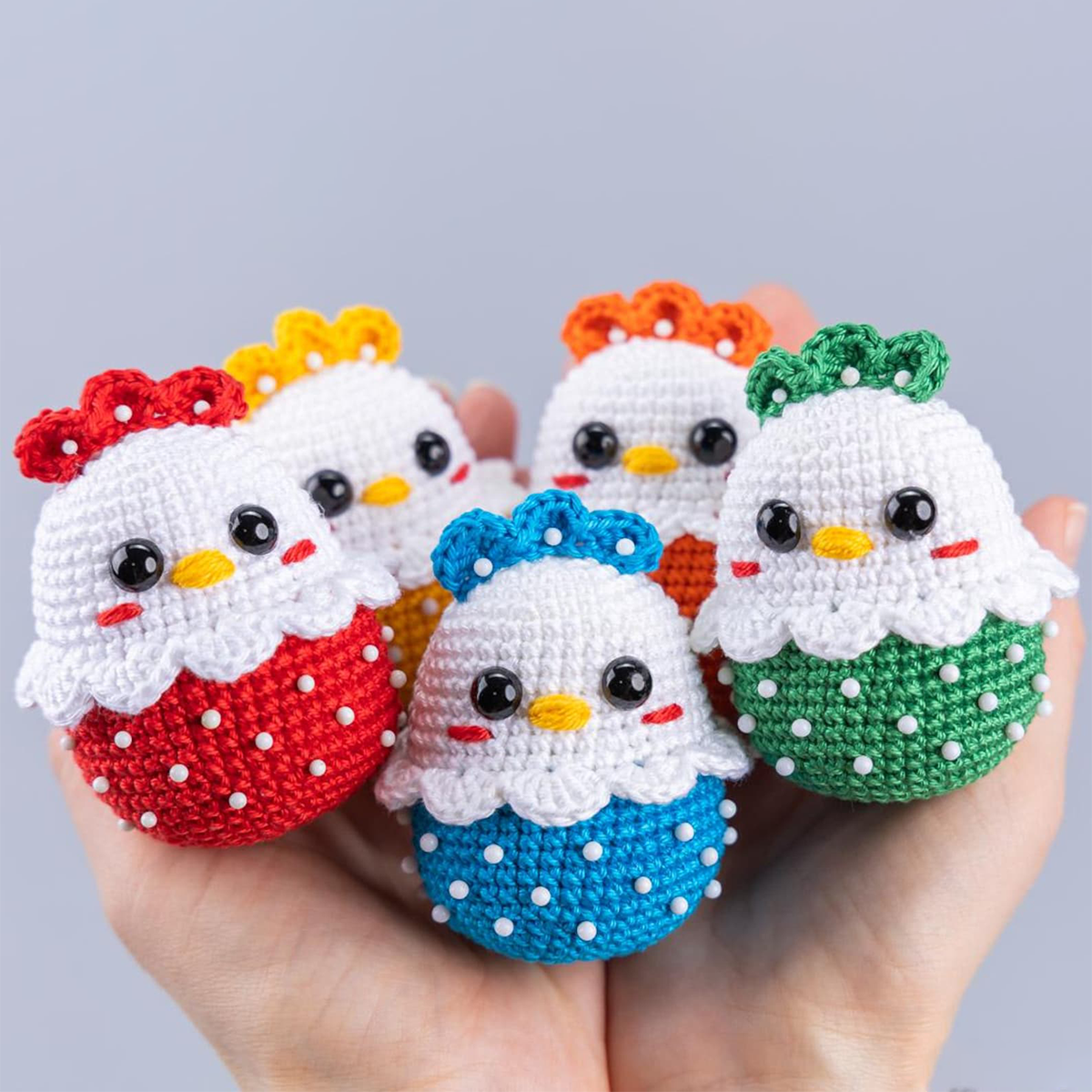 Easter Chicken Crochet Pattern – Boho-Inspired Amigurumi PDF