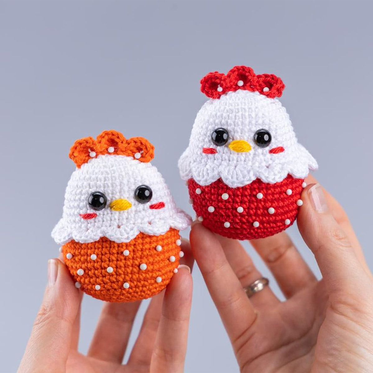 Easter Chicken Crochet Pattern – Boho-Inspired Amigurumi PDF