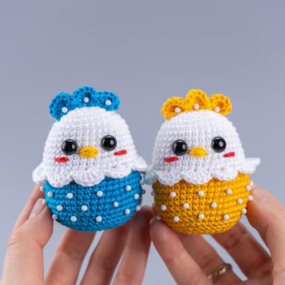 Easter Chicken Crochet Pattern – Boho-Inspired Amigurumi PDF
