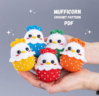 Easter Chicken Crochet Pattern – Boho-Inspired Amigurumi PDF